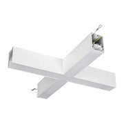 Luceco Contour Suspended - Contour 568mm suspended X connector module 1200lumens with fixed output driver finished in white