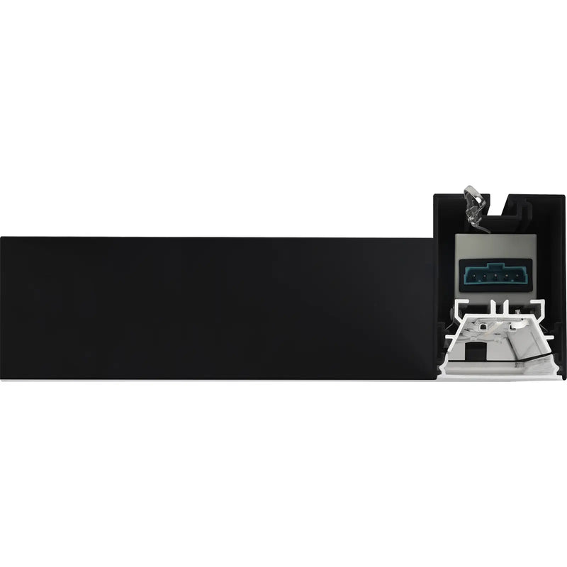 Luceco Contour Suspended - Contour 314mm suspended 90° connector module 1200lumens with fixed output driver finished in black
