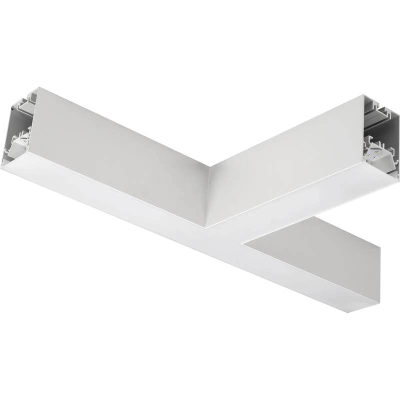 Luceco Contour Suspended - Contour 568mm suspended T connector module 1800lumens with fixed output driver finished in white