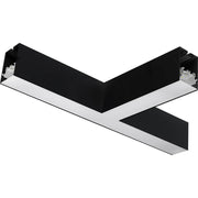Luceco Contour Suspended - Contour 568mm suspended T connector module 1800lumens with fixed output driver finished in black