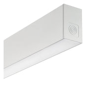 Luceco Contour Wall Mount - Contour Direct/indirect White Ral 9016 Suspended Linear 1414mm 6000lm 57w Dim