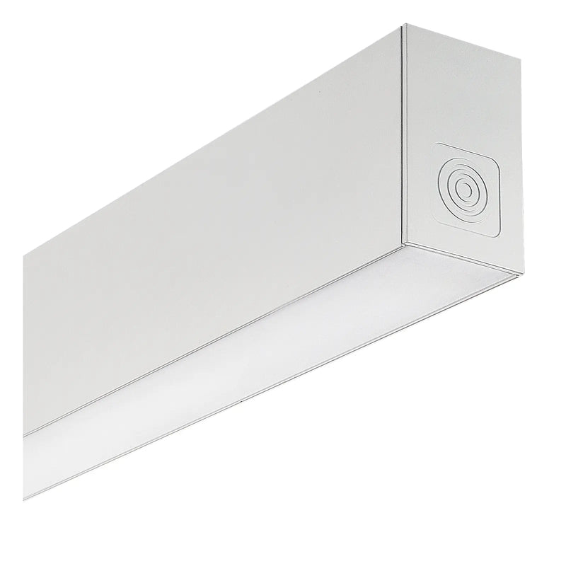 Luceco Contour Wall Mount - Contour Direct/indirect White Ral 9016 Suspended Linear 1414mm 6000lm 57w Dim