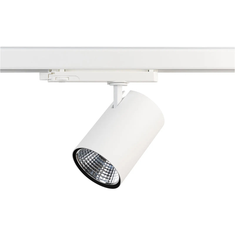 Luceco 3 Circuit Track - Track Spot Circular 3 Circuit White Wide (40 Degree) 2900lm 19w 4000k