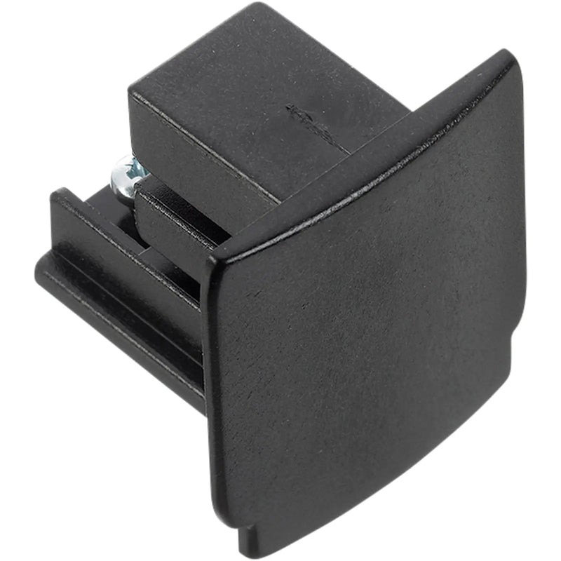 Luceco 3 Circuit Track - Track End Cap Black
