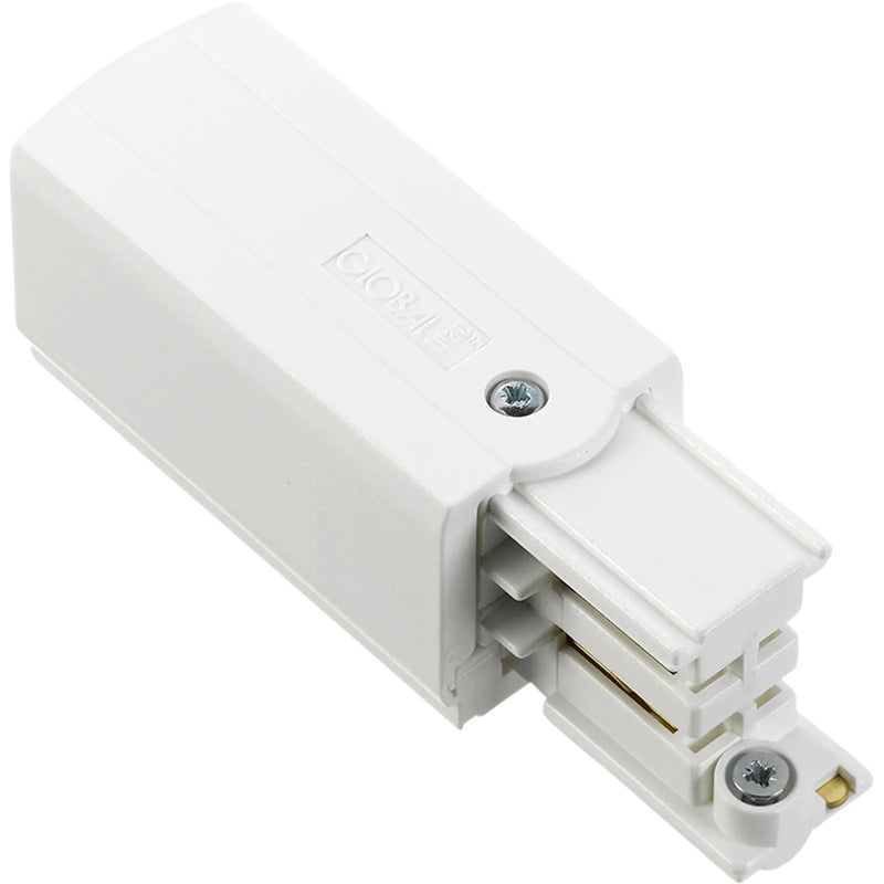 Luceco 3 Circuit Track - Track Live End feed Right White