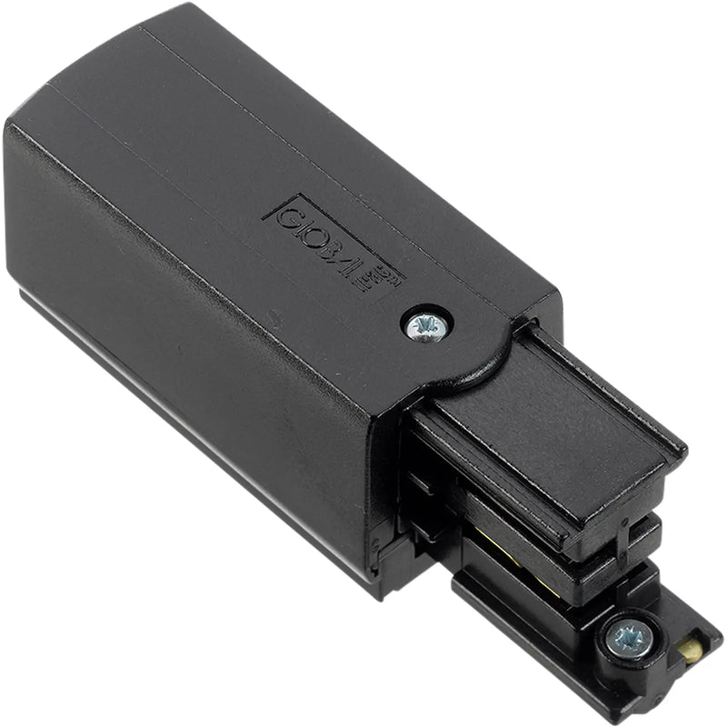 Luceco 3 Circuit Track - Track Live End feed Left Black