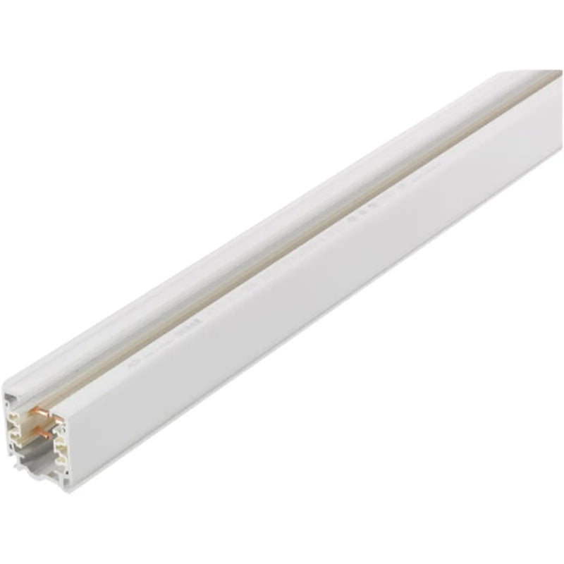 Luceco 3 Circuit Track - Surface Mounted 3 Circuit Track White 1000MM Length