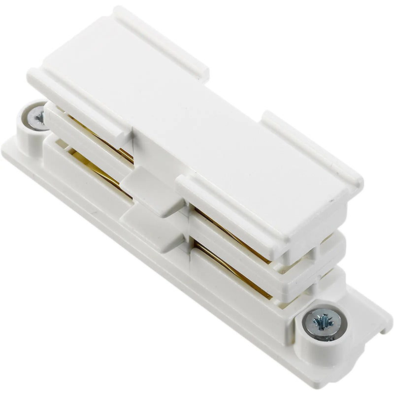 Luceco 3 Circuit Track - Track Straight Connector White