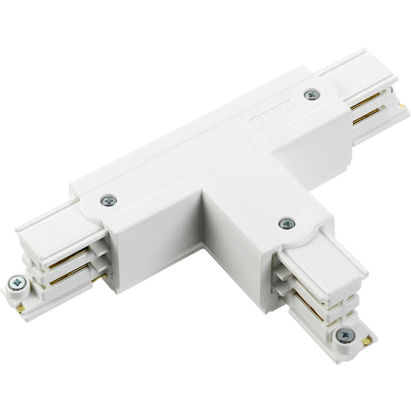 Luceco 3 Circuit Track - Track T Connector Left (Variant 2) White