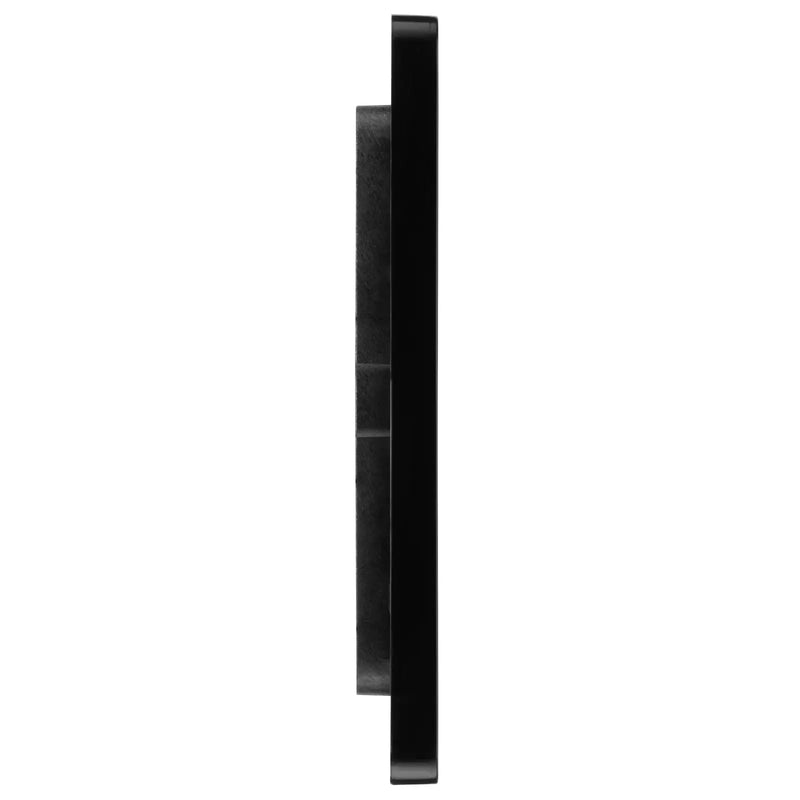 BG Electrical Evolve Black Chrome - Single, blank plate