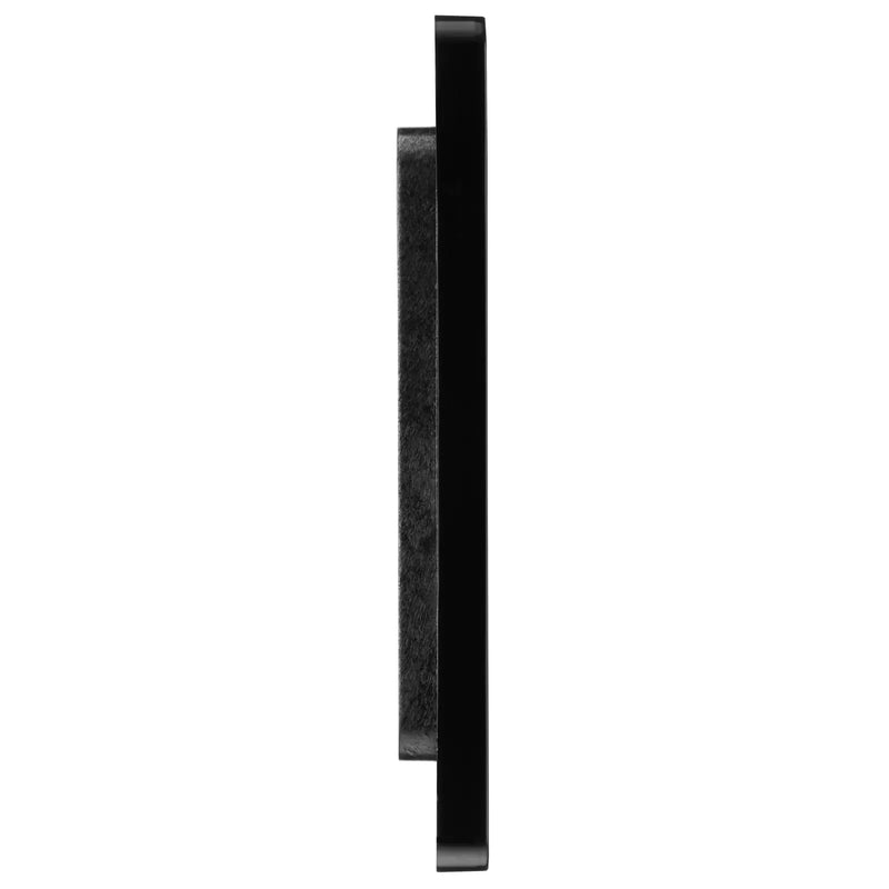 BG Electrical Evolve Black Chrome - Double, blank plate