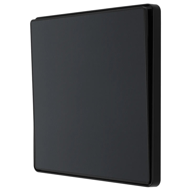 BG Electrical Evolve Matt Grey - Single, 2 way switch, edge rocker