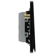 BG Electrical Evolve Matt Grey - Triple, 2 way switch, edge rocker