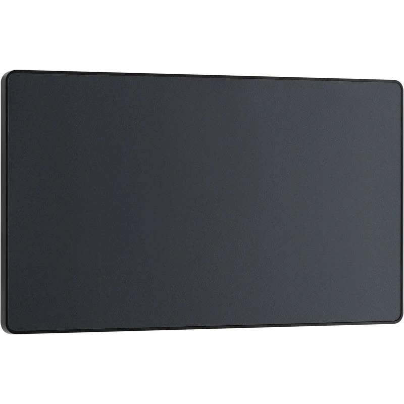 BG Electrical Evolve Matt Grey - Double, blank plate