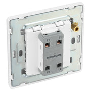 BG Electrical Evolve Pearlescent White - Intermediate Switch