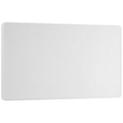 BG Electrical Evolve Pearlescent White - Double, blank plate