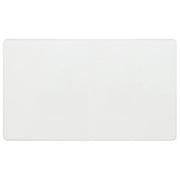 BG Electrical Evolve Pearlescent White - Double, blank plate