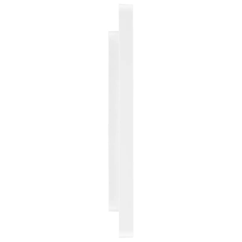 BG Electrical Evolve Pearlescent White - Double, blank plate