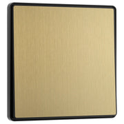 BG Electrical Evolve Satin Brass - Single, 2 way switch, edge rocker