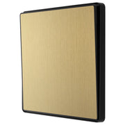 BG Electrical Evolve Satin Brass - Single, 2 way switch, edge rocker