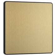 BG Electrical Evolve Satin Brass - Single, blank plate