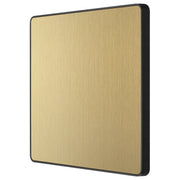 BG Electrical Evolve Satin Brass - Single, blank plate