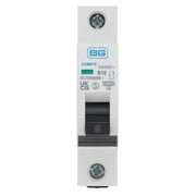 BG Circuit Protection MCB - Bidirectional 16A, B Curve, MCB, Single Pole, 6kA,1 module