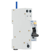 BG Circuit Protection RCBO - Bidirectional 6A C Curve RCBO Type A 2P 1 Module