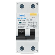 BG Circuit Protection RCBO - Bidirectional 16A C Curve RCBO Type F 2P
