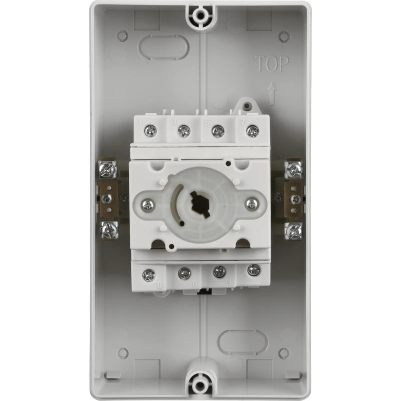 BG Circuit Protection Rotary Dc Isolator 4 Pole - 25A, 4-Pole DC, Rotary Isolator