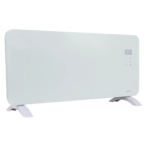 Masterplug Smart Energy - SmartEnergy Auraline. Glass Panel Heater, 2000W, Arctic White