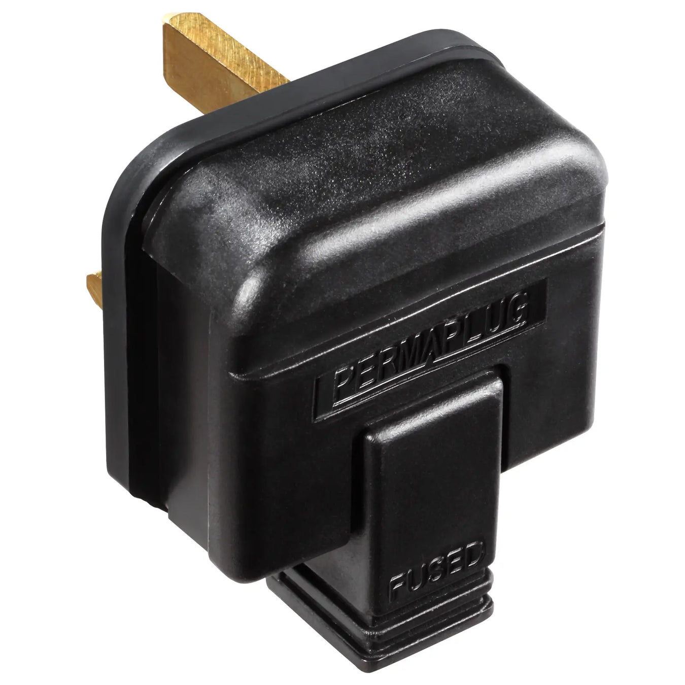 Masterplug Basic - 13A, Black