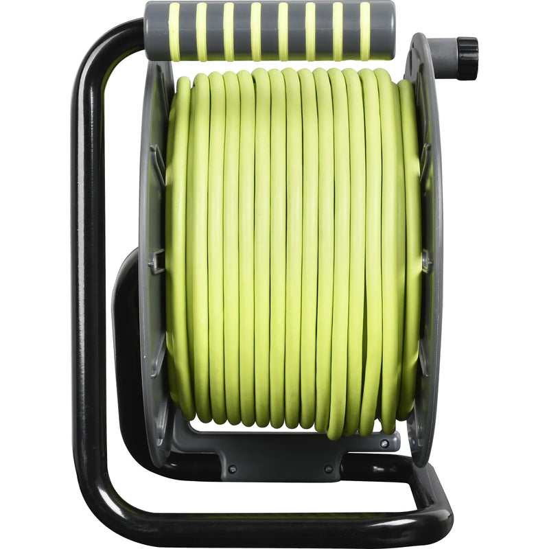 Masterplug Pro XT - 50m, 4 Sockets, 13A, Grey + Green