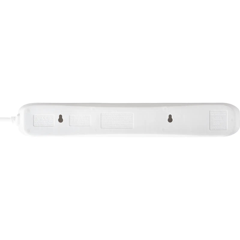 Masterplug Surge - 6 Sockets, 2m, 13A, White