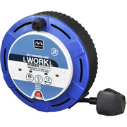 Masterplug Work - 4m, 2 Sockets, 13A, Blue