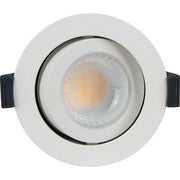 Luceco Elite - FType Elite Fire Rated Downlight 4W/6W 690lm Power Change with 4Colour CCT 2700, 3000, 4000K, 6000K Dimmable IP65 White - Adjustable