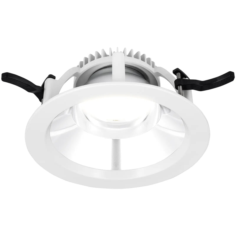 Luceco Platinum Gloss D-light 228mm Power Change High Output 2500lm 19w (3300lm 26w Optional) 4000k Cri >80 Digital Dimmable