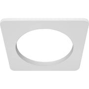 Luceco Platinum Mini square white bezel