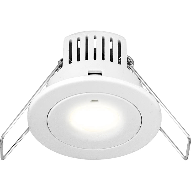 Luceco Standard Recessed - Tempus emergency downlight recessed 120 lumens with corridor optic