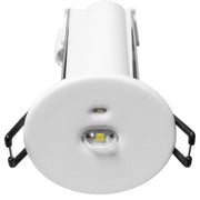 Luceco Standard Recessed - Tempus Extra downlight recessed self-test with corridor optic