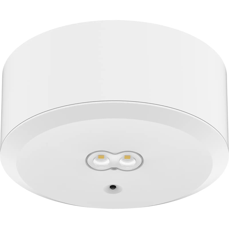 Luceco Tempus Dali Surface Downlight, 3hr, 3W, 240lm, White with Open Area and Corridor Optic