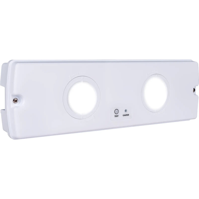Luceco Tempus Dual - Tempus Dual Bulkhead Extra, 3hr, IP65, 6.5W, 800lm