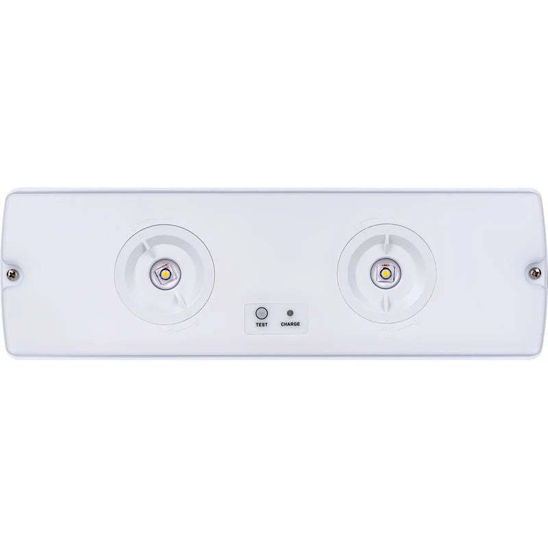 Luceco Tempus Dual - Tempus Dual Bulkhead Extra, 3hr, IP65, 6.5W, 800lm