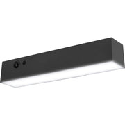 Luceco Decorative Brick - Era Decorative Outdoor Solar Brick Wall Light with PIR Motion Sensor, LED Exterior Lighting, Slate Grey, IP54, 7W, 1000lm, 3000K
