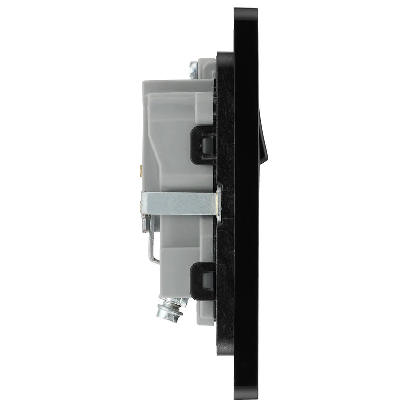 BG Electrical Evolve Matt Blue - Single, switched, single pole