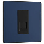 BG Electrical Evolve Matt Blue - Single, telephone socket, master