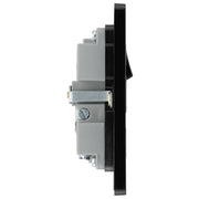 BG Electrical Evolve Matt Blue - Single, switched, single pole, with 2 x USB A