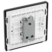 BG Electrical Evolve Matt Blue - Single, 2 way switch, wide rocker