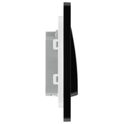 BG Electrical Evolve Matt Blue - Single, 2 way switch, wide rocker