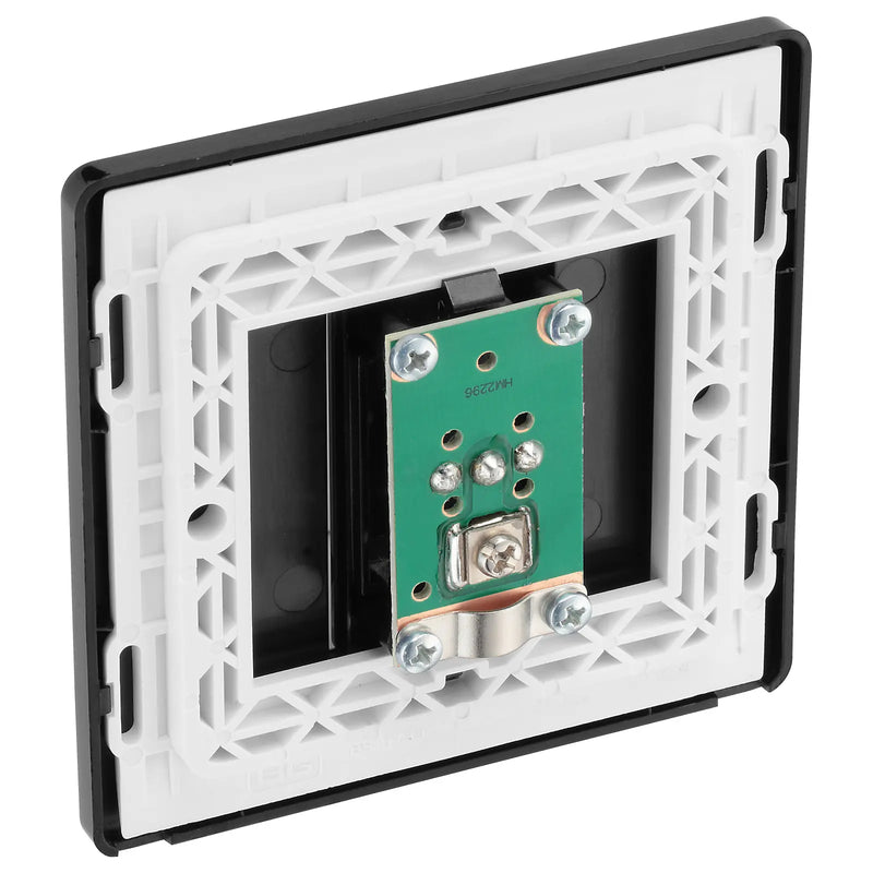 BG Electrical Evolve Matt Blue - Single, co-axial